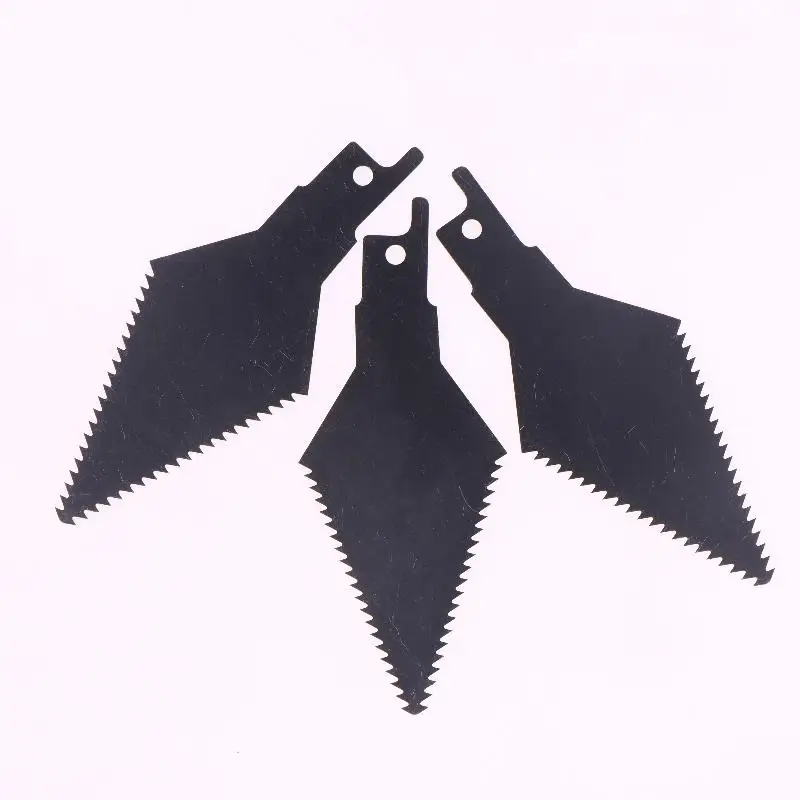 3 قطع سكين تنظيف التماس المسنن سكين الحصان المنشار مزدوج الوجهين بلاط الاسمنت التماس الطين تنظيف المنشار سكين