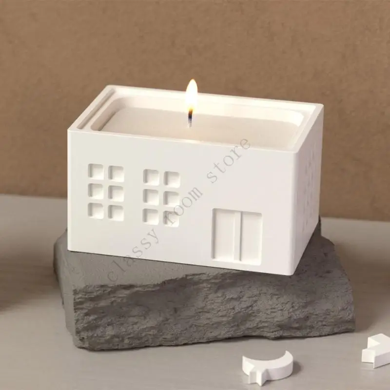 A0NF Artisanal Cottage Silicone Mold Bucolic Decors Crafts Baking Jewelry Making Tool