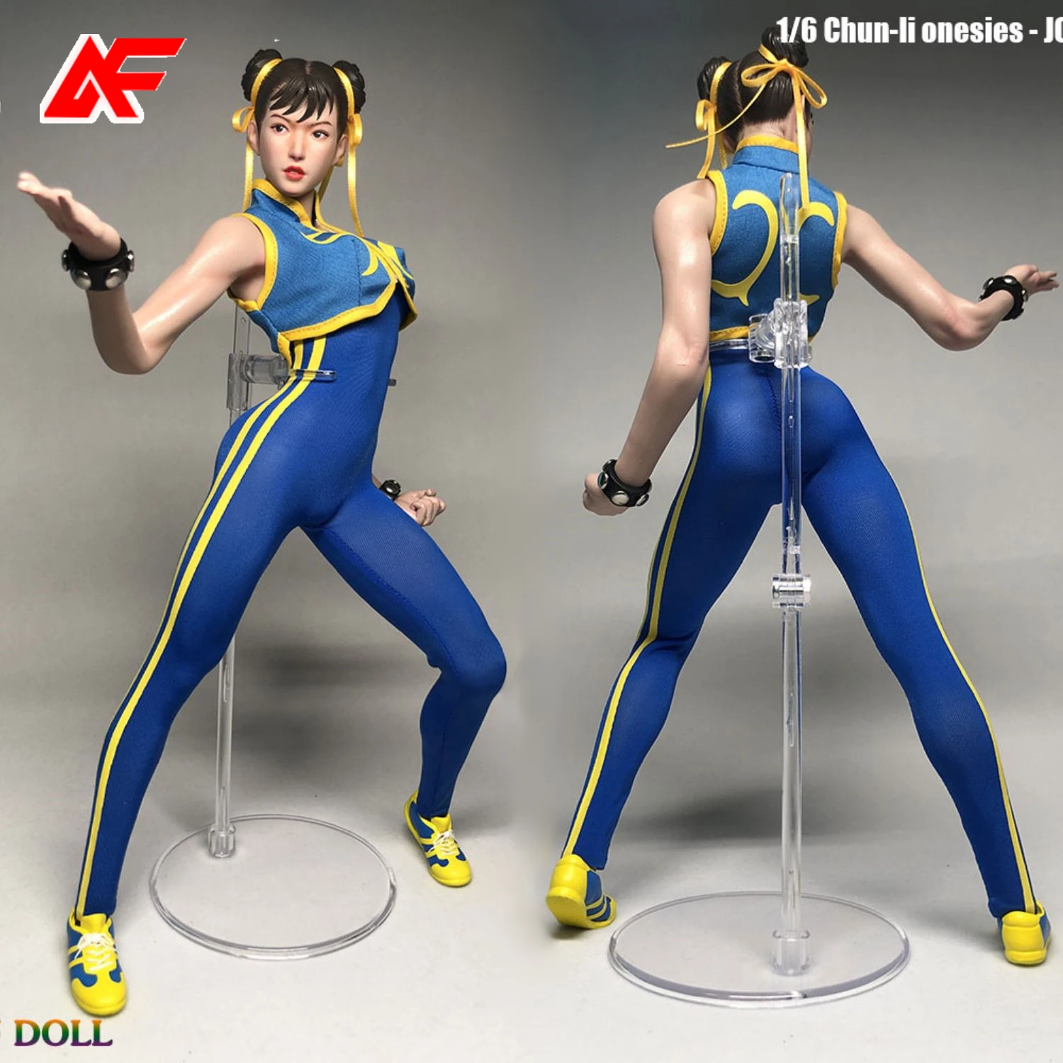 JO21X-60 Body Chun Li a escala 1/6 apto para muñecas de cuerpo de figura de acción femenina TBL PH JO Worldbox de 12 pulgadas