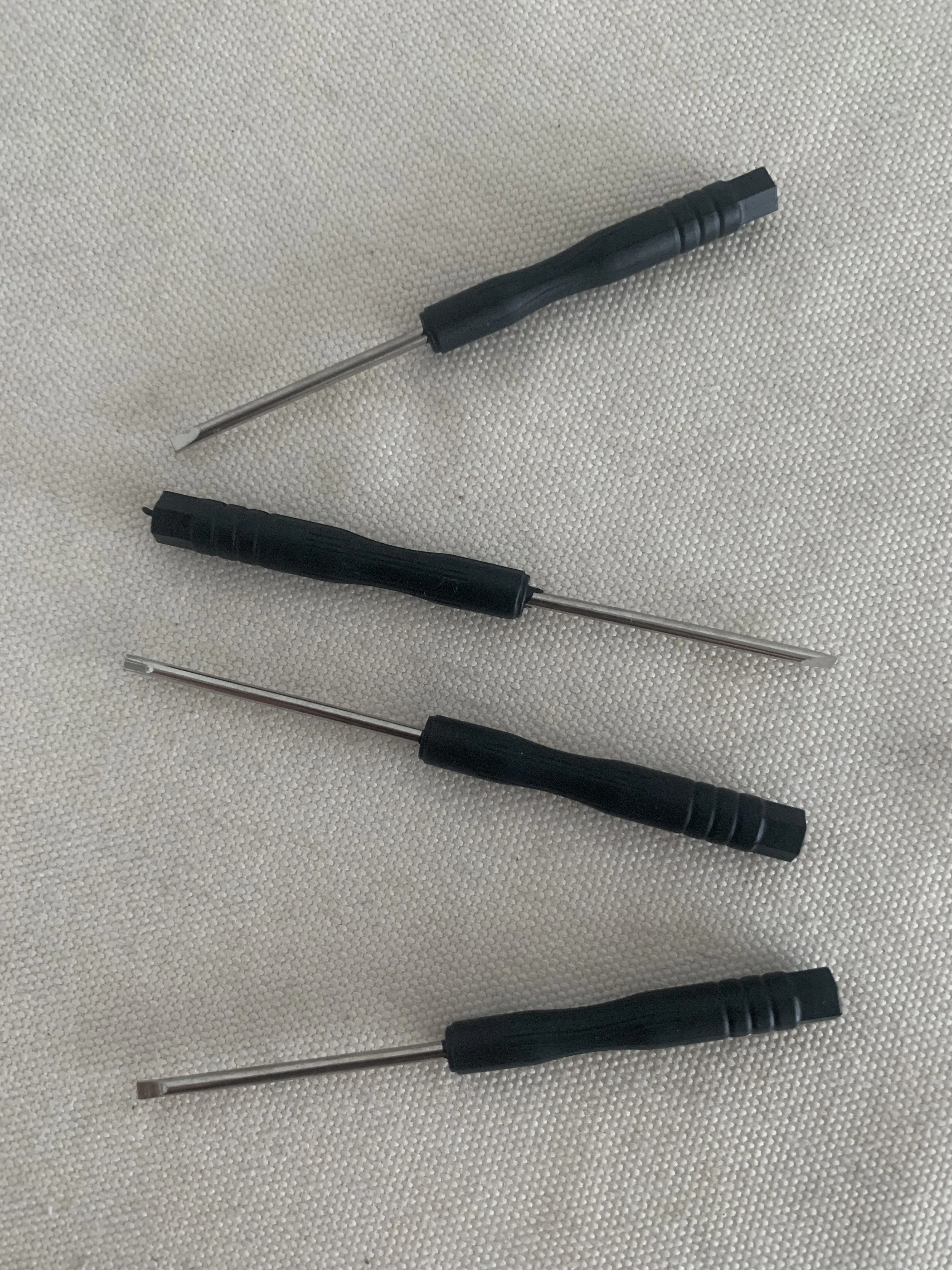 Mini destornillador con mango de plástico Torx T2