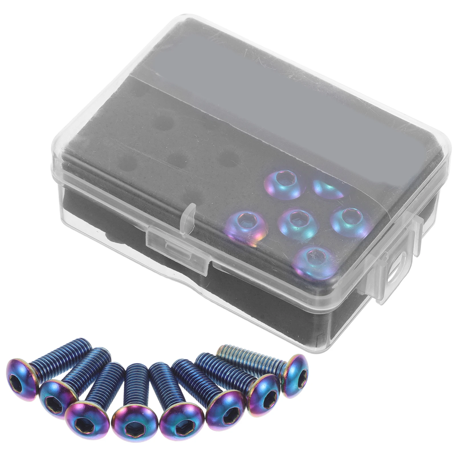 

Modified Steering Wheel Screws M5X08 Head Colorful Car Racing Parts Durable Material Standard Size Fit Most Cars