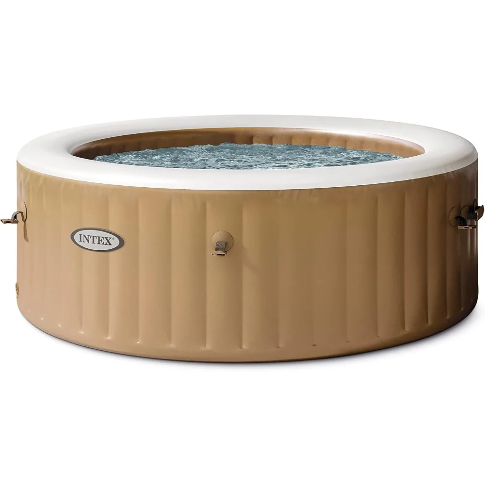 

Outdoor Inflatable Portable Hot Tub, Including Energy-saving Spa Cover, Saltwater System, 4 People, 77 Inches X 28 Inches