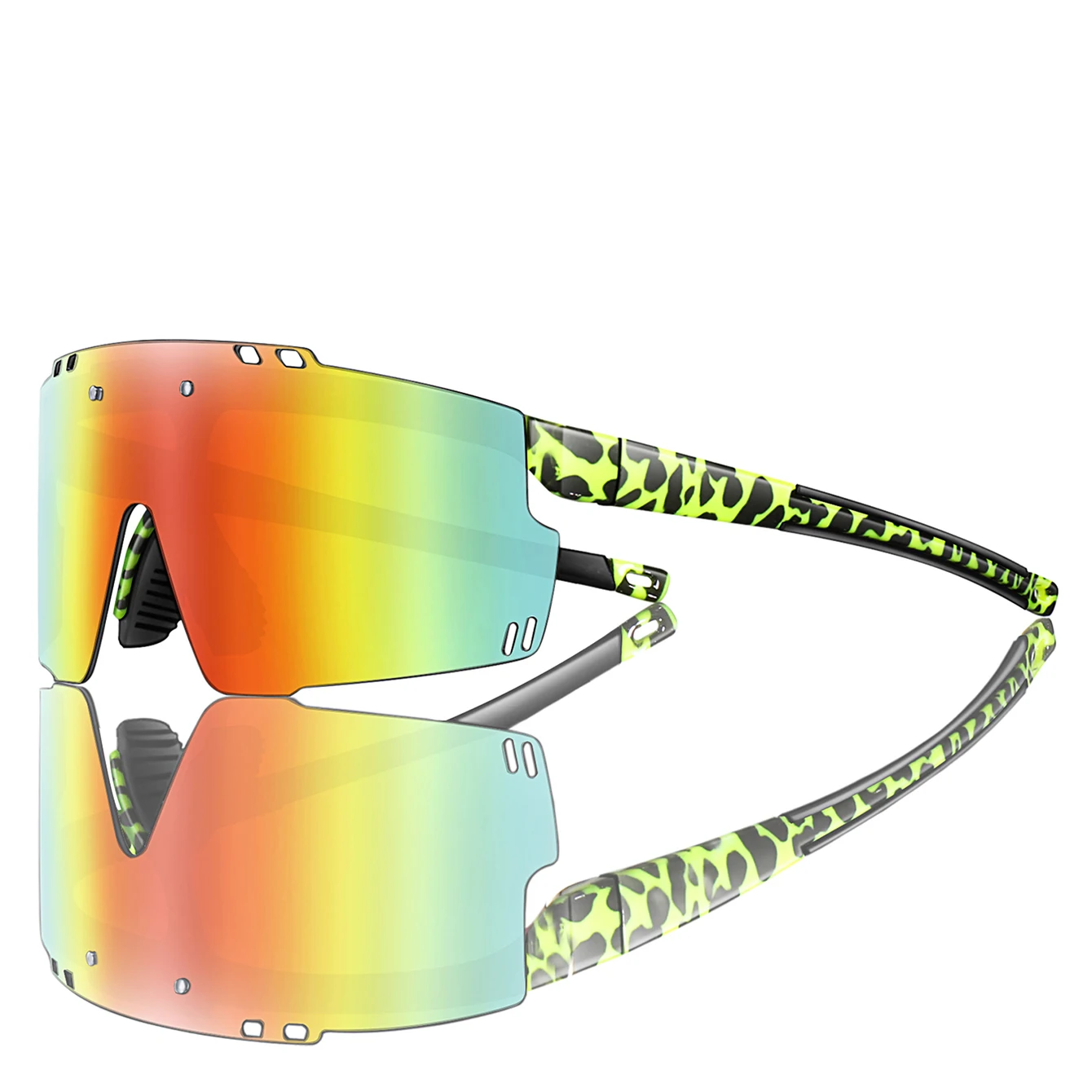 AliExpress LOISRUBY Unisex Windproof UV400 Flip-On Sunglasses Cycling Eyewear Outdoor Sports Running Riding MTB Bicycle Goggles Party Glasses