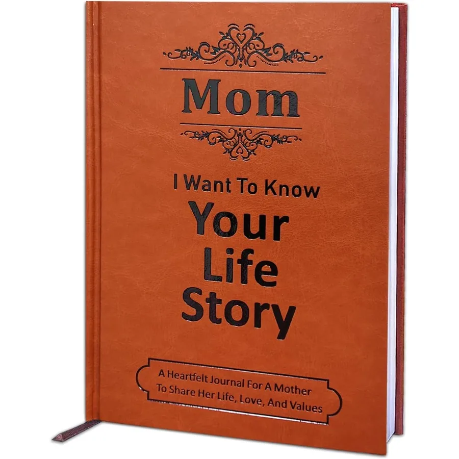 JUNQIU Mom I Want To Hear Your Story A Mother S Guided Jourl Book Gifts For Mom Christmas Mothe Day Birthday Gift For Mom From