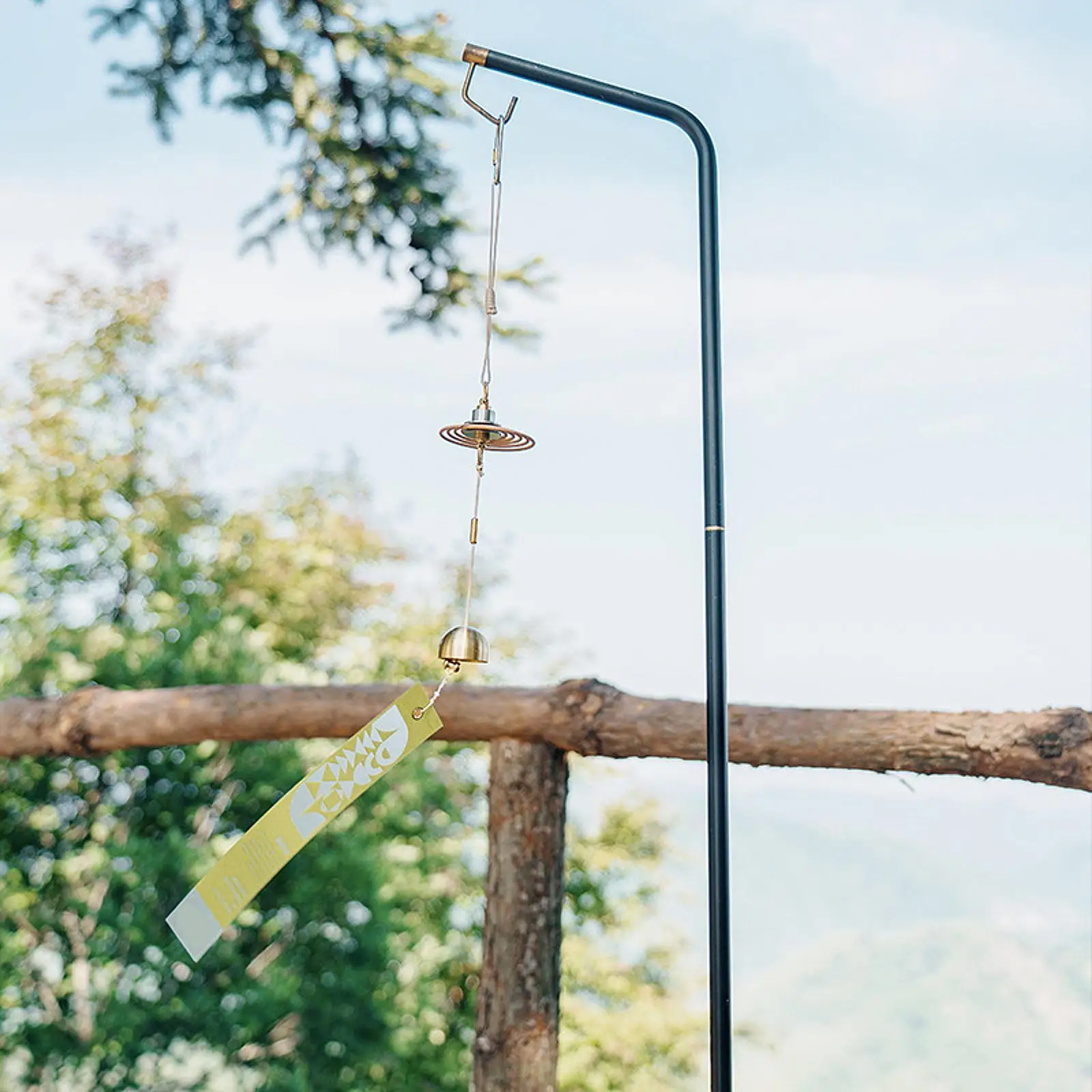 

Wind Chime Incense Pendant Sturdy Gift Decorative Blessing Windchime Hanging Metal for Outside Outdoor Balcony Backyard Pathway