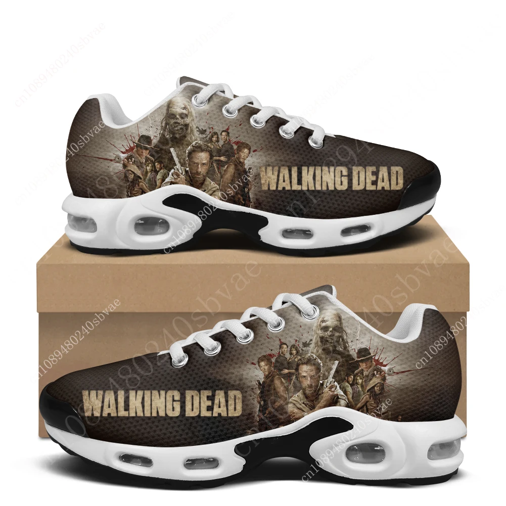 The Walking Dead Horror luchtkussen sneakers heren dames tiener sportschoenen hoge kwaliteit loopschoenen aangepaste mesh sneaker