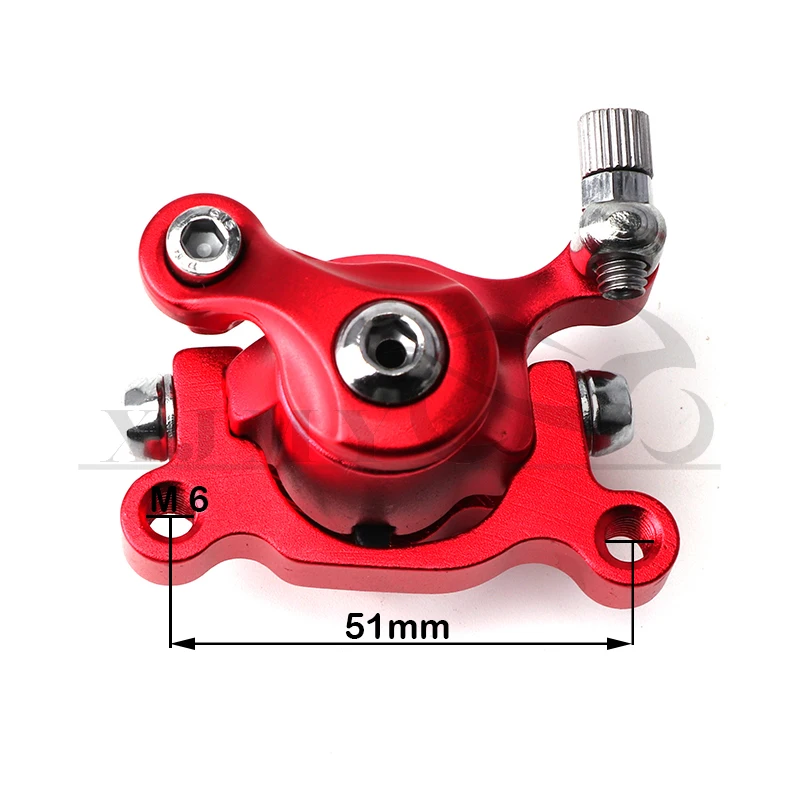 Scooter front/rear disc brake caliper, suitable for 2-stroke 33cc 43cc 49cc Mini Moto children's off-road pocket bicycle scooter