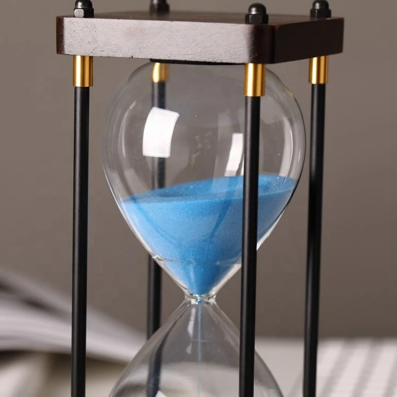 Nordic Creative Retro Hourglass 45/60 Minutes Timer TV Cabinet Porch Decorations Sand Clock Office Home Ornaments Birthday Gifts