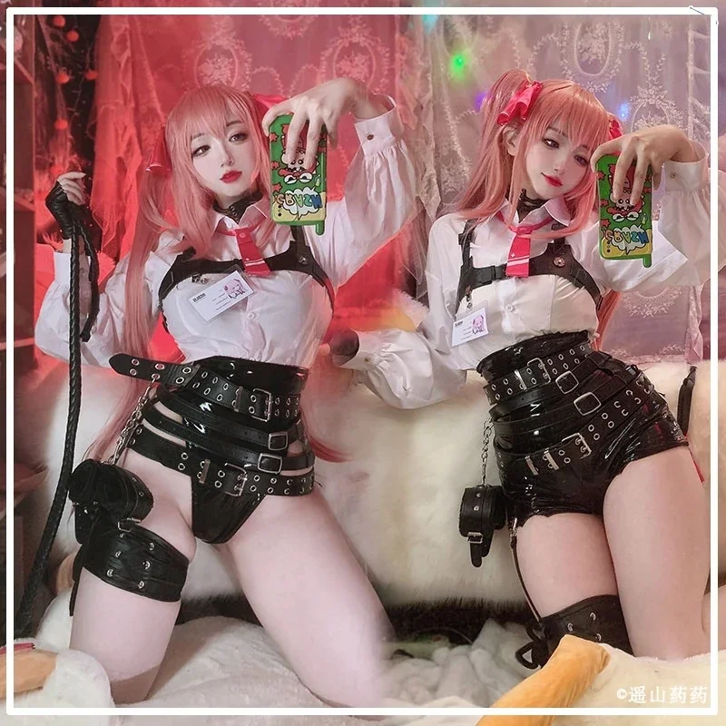 ​ Godin van de overwinning: Nikke Yuni sexy gevechtsuniform cosplayset met roze pruik anime replica kostuum voor Halloween, podium ​