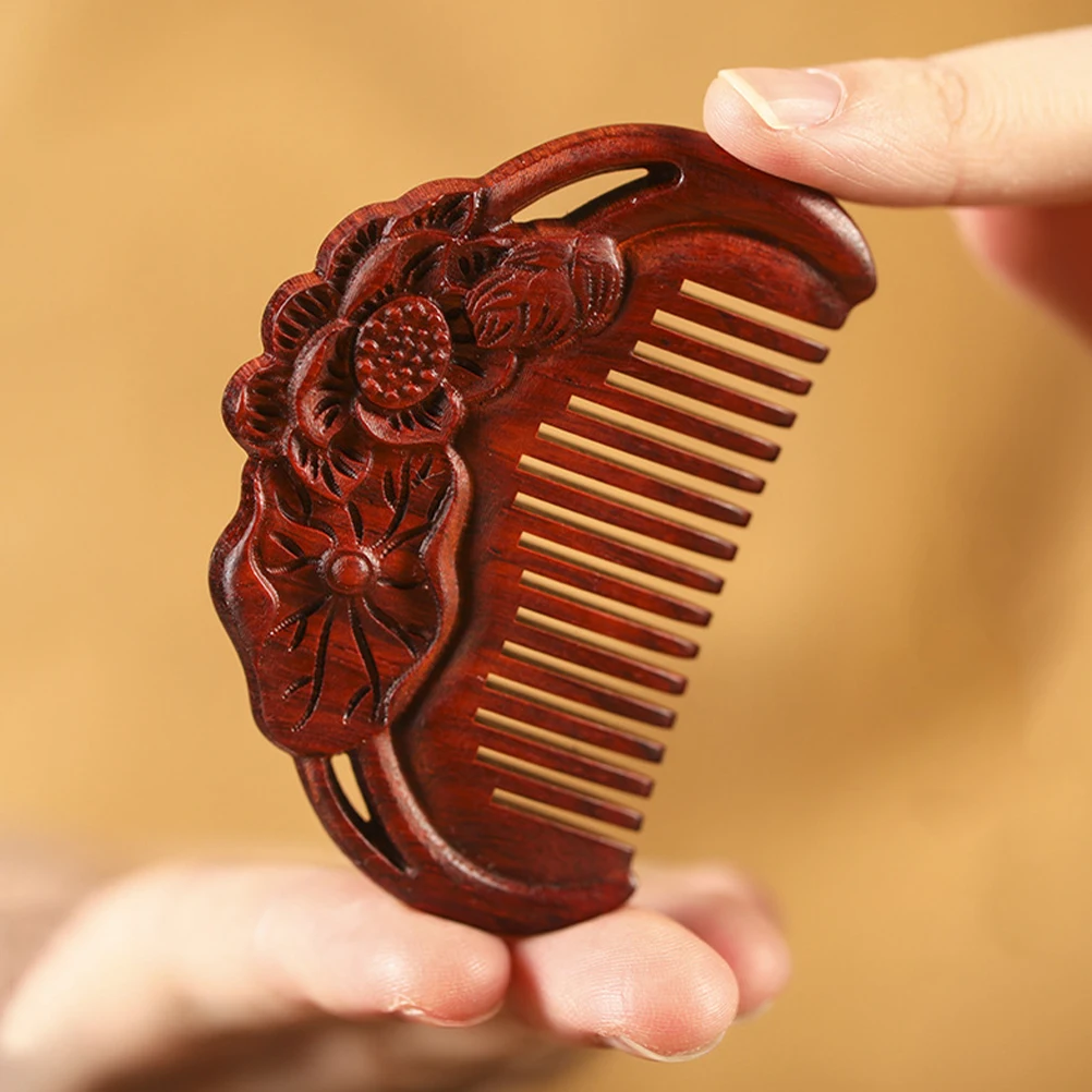 

Premium Wood Comb for Women Hair Detangling Comfortable Wide Tooth Design Elegant Gift for Her Travel Home Use Smooth Finish