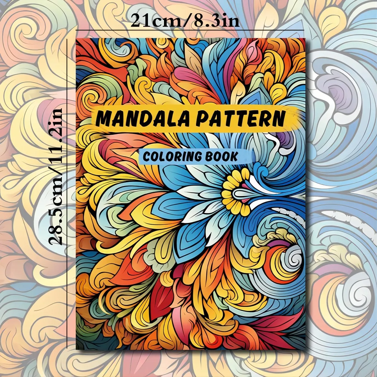 1pc,Meow Coloring Book ,Teenagers Coloring Book,25 Different Patterns,100gsm Thick Paper,Stress Relief,Birthday Gift