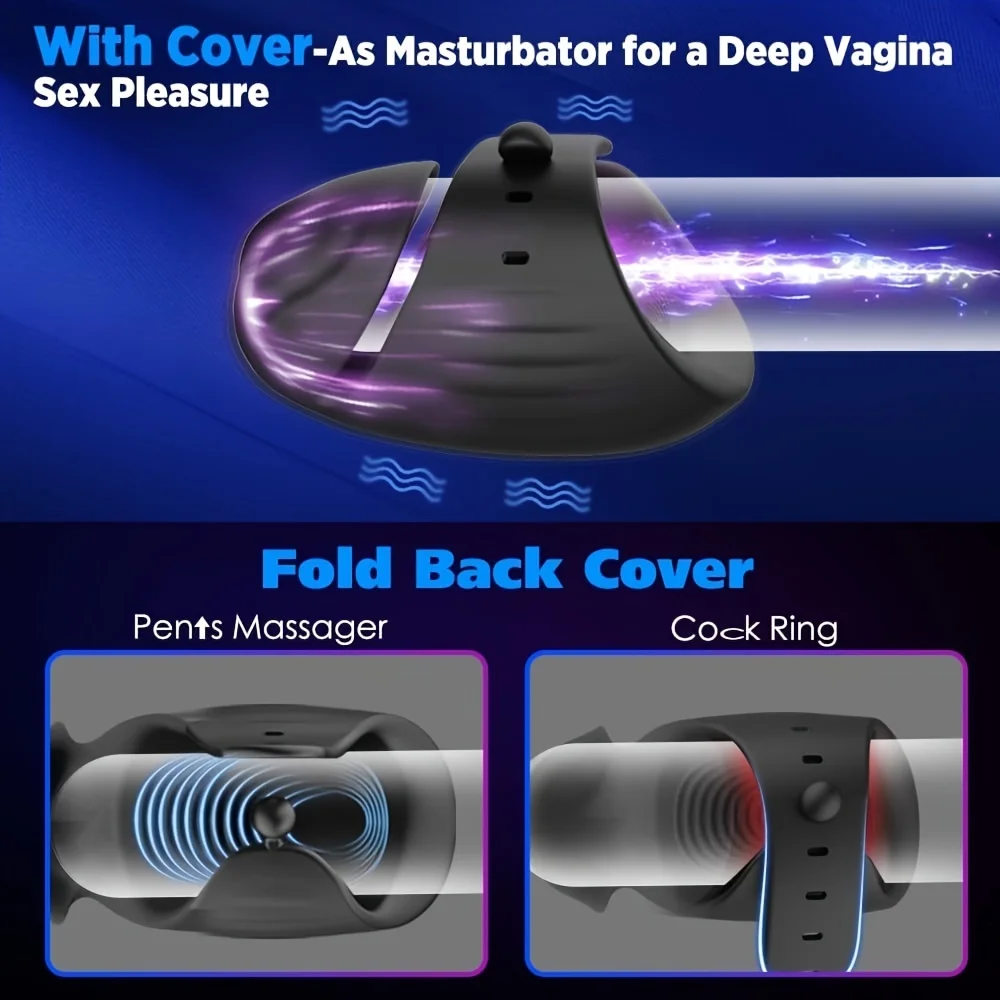 APP Control Penis Delay Trainer Vibrator Glans Stimulater Massager Male Masturbator Cock Ring Sex Toys Adult supplies for men