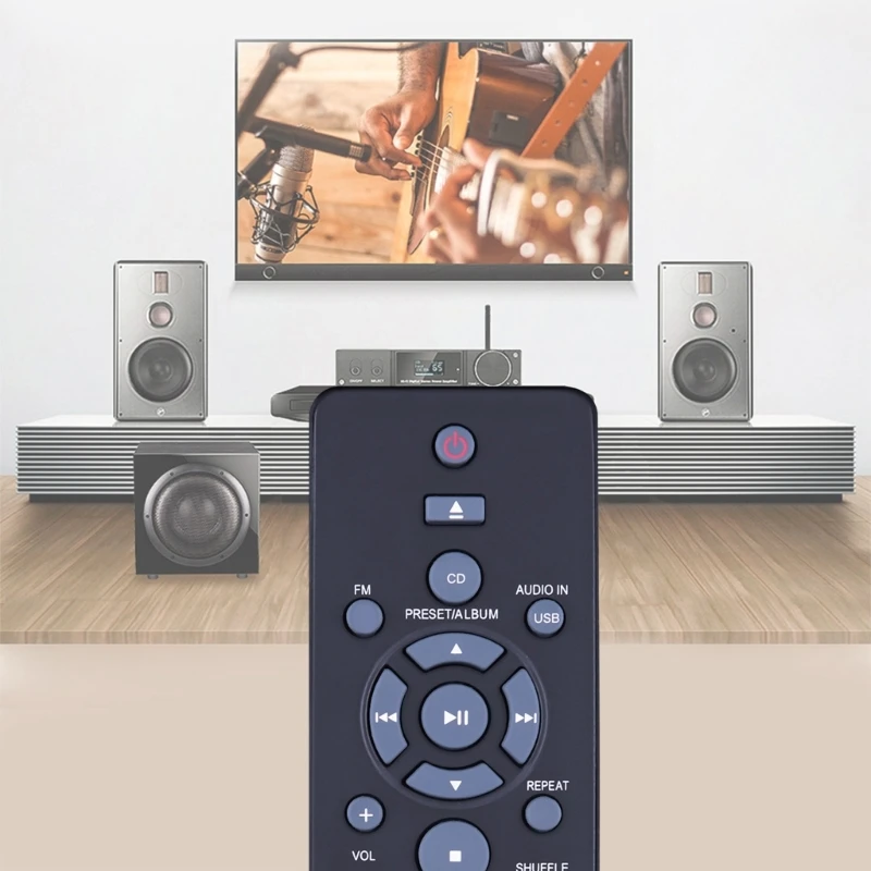 ADWE Convenient and User Friendly Remote Control for Micro Music Stereo System BTM2280 BTM2310 No Program Required