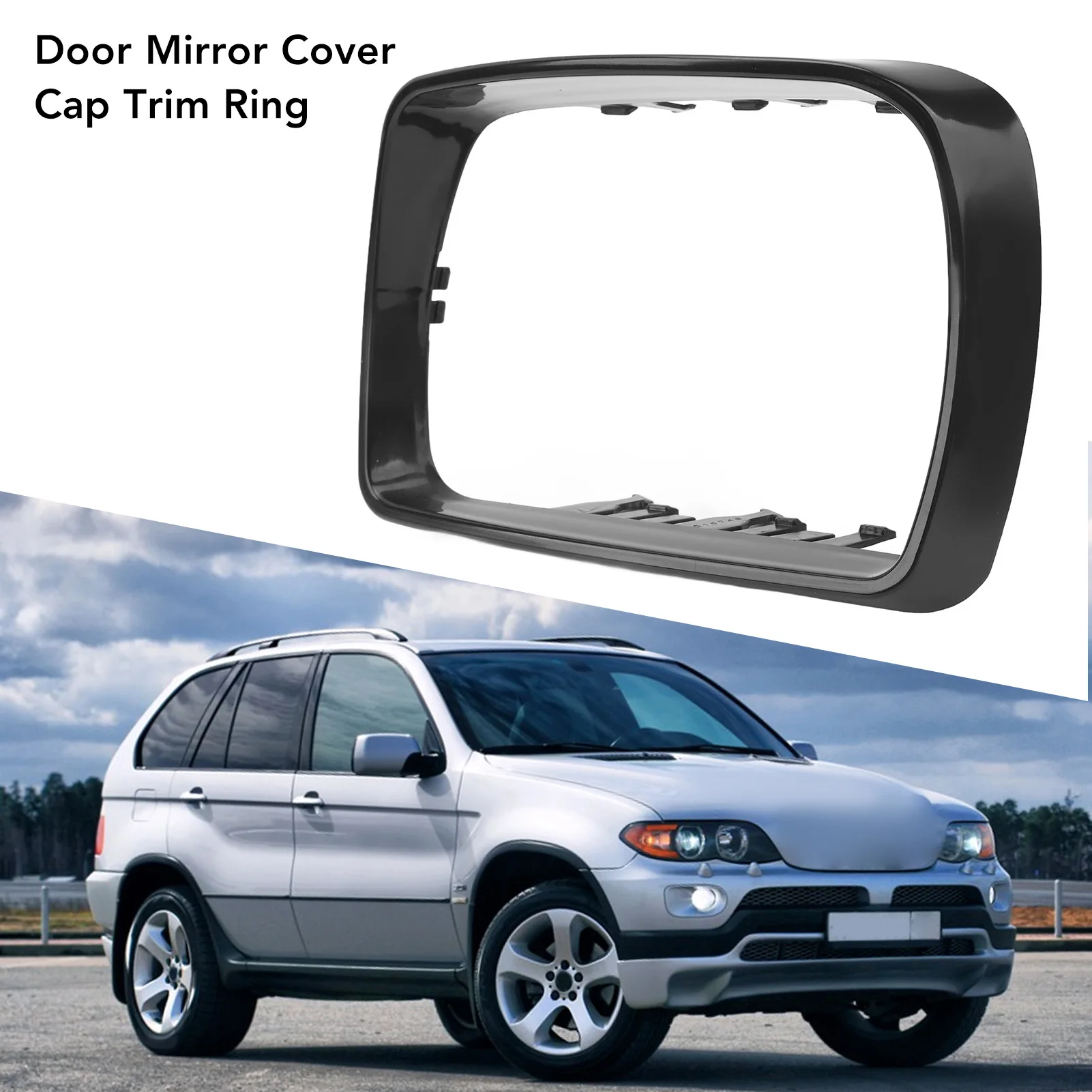 

Mirror Ring Oe Matching Mirror Cap Black Abs Mirror Trim For Bmw X5 E53 Left Driver Side 51168254903