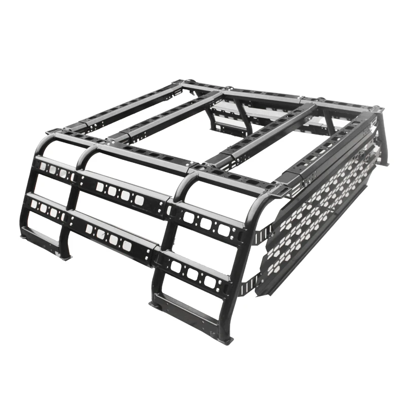 Universal Truck Bed Rack Bar Anti-Roll Bar with Light for Navara NP300 L200 Hilux 4x4 Pickup Truck Bed Bar 2