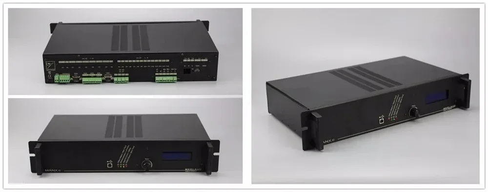 Centro de control de matriz de audio del sistema de megafonía