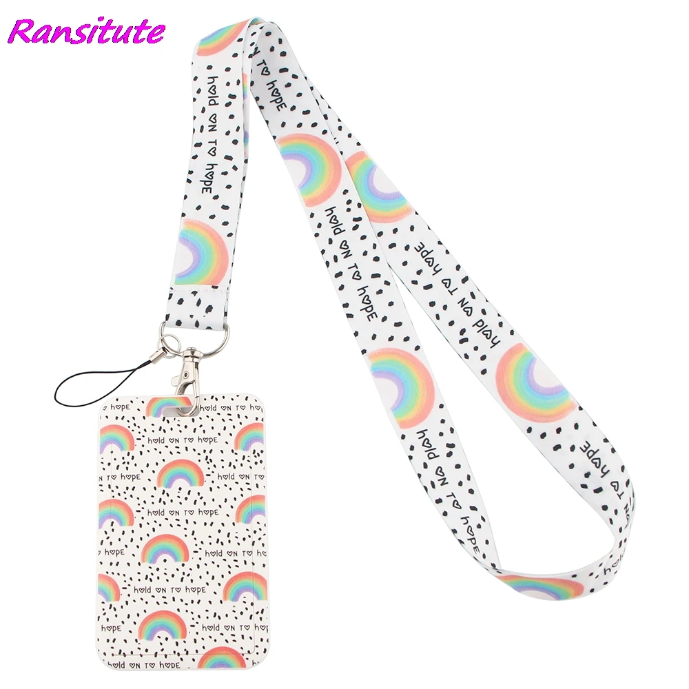 Держатель для удостоверения личности Ransitute R1556, с рисунком кошки