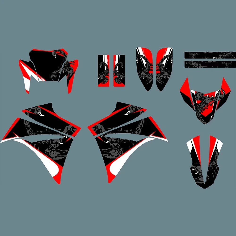 7 Style Decal Stickers For Yamaha XT660X 2004 - 2007 2005 2006 / XT 660 X / XT 660X