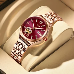 POSHI 925 Top Luxury Quartz Watch Fashion Women's Watches Simple Casual Style Ladies Dress Bracelet Original Clock with Box