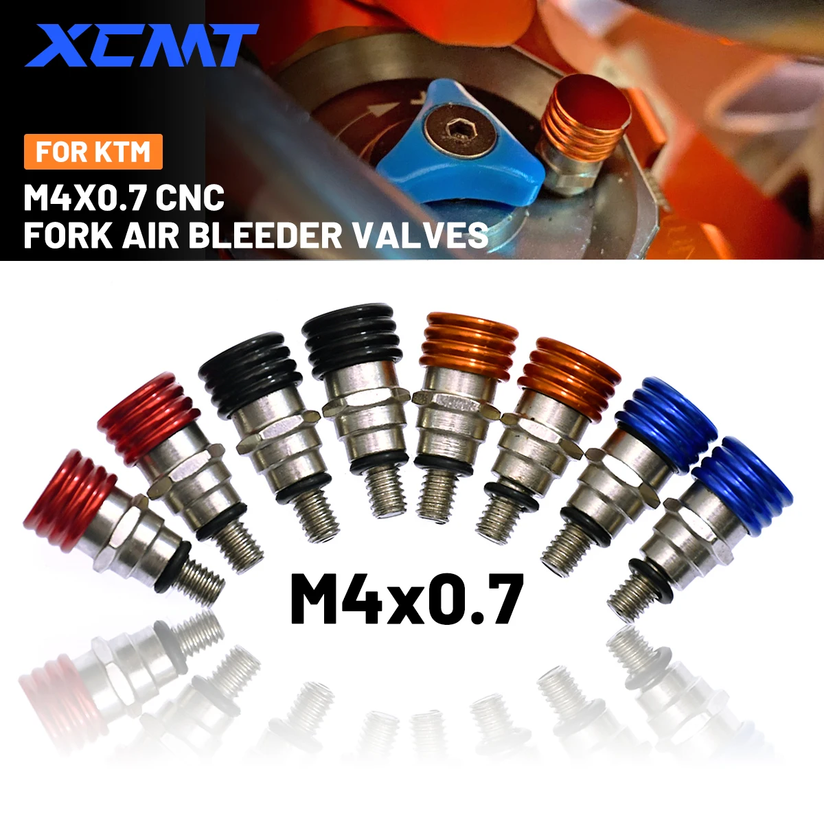 M4x0.7 Fork Air Bleeder Valves For KTM EXC 300 SX 125 250 XC 350 450 690 Enduro R SMC R 990 Adventure For Husqvarna BETA GASGAS