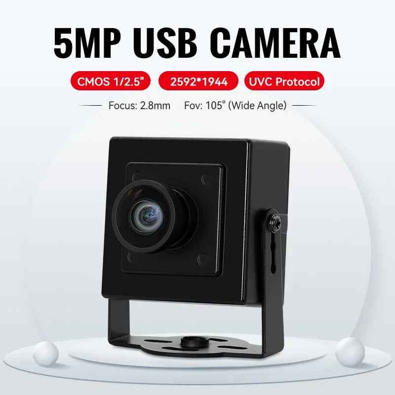 4200 PS5520 5MP 2.8mm 105degrees distortionless USB Free Drive Camera UVC Mini Industrial machine vision Camera