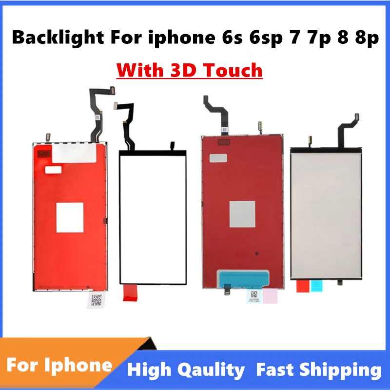 For iPhone 11 XR Screen Backlight Film with 3D Touch Function Flex Cable For iphone 6 6S 7 8 Plus 5 Original LCD Backlight Panel