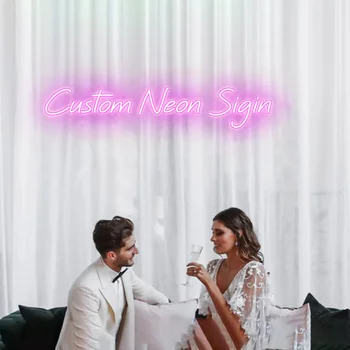 Custom Neon Sign Led Neon Night Light Personalised Name for Birthday Party Bar Wedding Room Wall Decoration Customized Neon Lamp