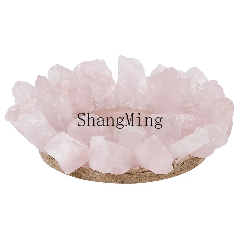 

CLL natural powder crystal rough stone crystal candlestick European wedding candlestick ornament home living room