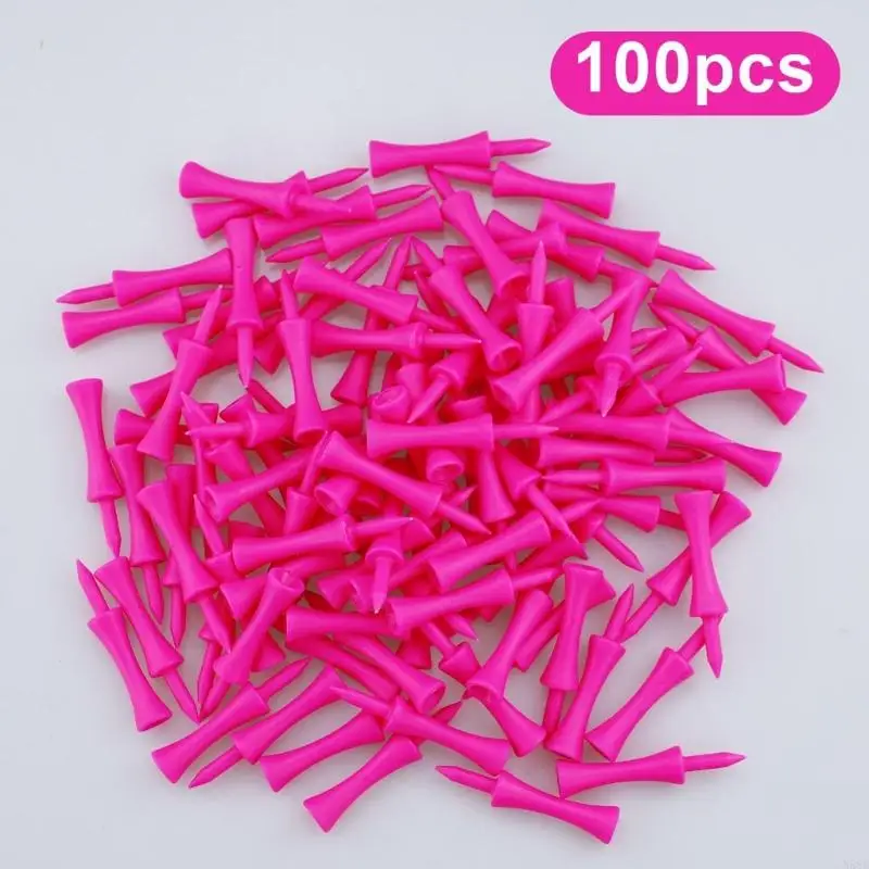 N58b 100pcs Golf Tees гольф -футболки для гольф -замок Tees гольф базы базы базы поддерживают футболки