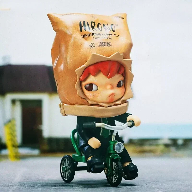 

Original HIRONO Little Prank Figure Toy 200% Flourmill Bicycle Doll Have Light Home Decoration Kids Gift for Christmas