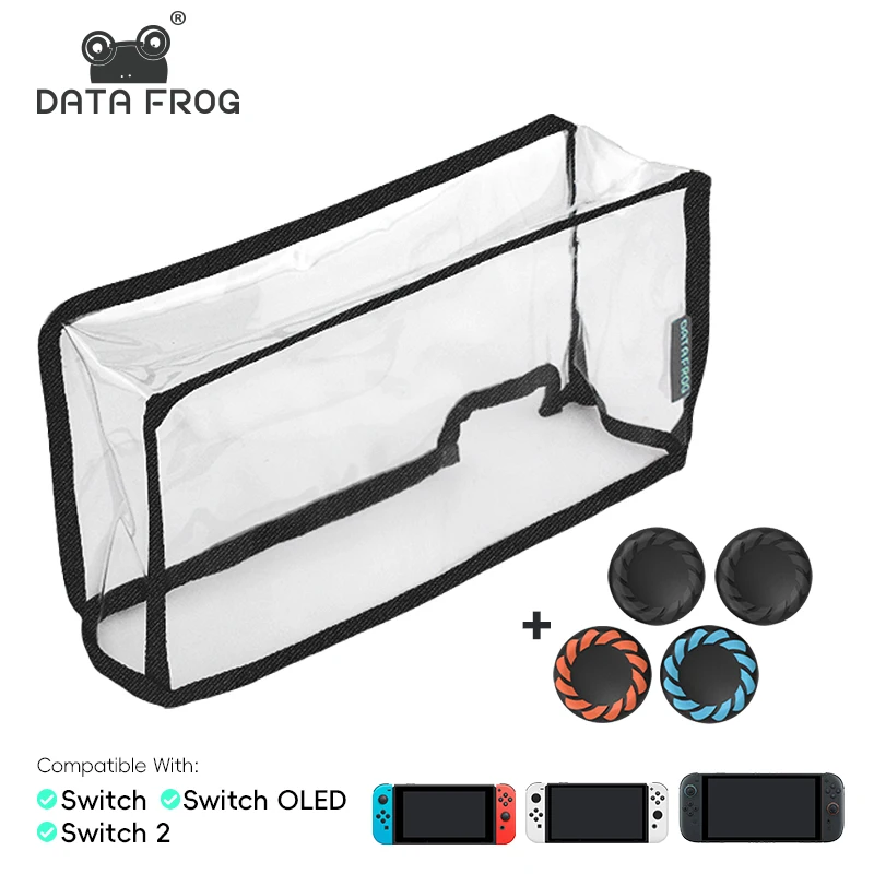 DATA FROG Dust Cover for Switch 2 Anti Scratch Dust Guard Waterproof Cover Sleeve for Switch 2 Console