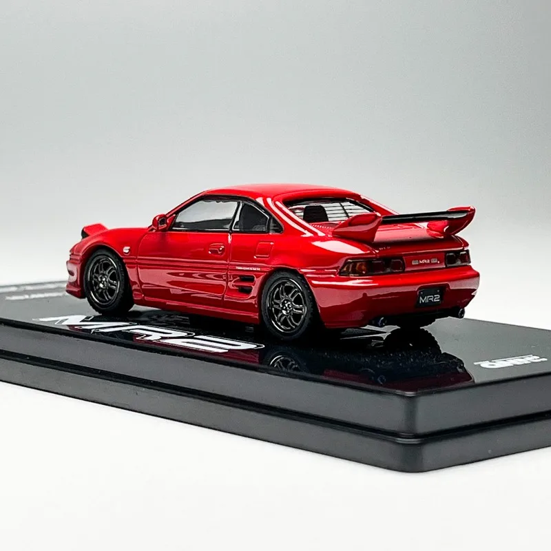 INNO 1:64 TOYOTA MR2 SW20 إصدار خفيف قابل للطي نموذج سيارة مصنوع من خليط معدني، لعبة للأولاد، هدية للأطفال، زخرفة مجموعة الكبار.