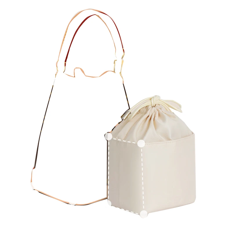 Mini drawstring inner bag, middle bag, storage lining, ultra light inner bag QP2022051365