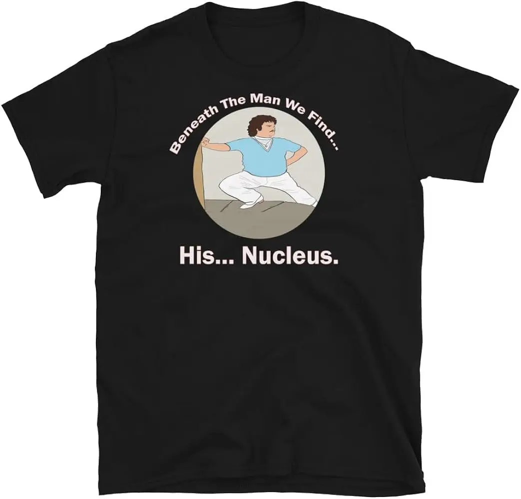 Beneath The Man we find... his... Nucleus Nacho Funny Lucha Libre Wrestling Y2K tops Unisex Summer Short Sleeve