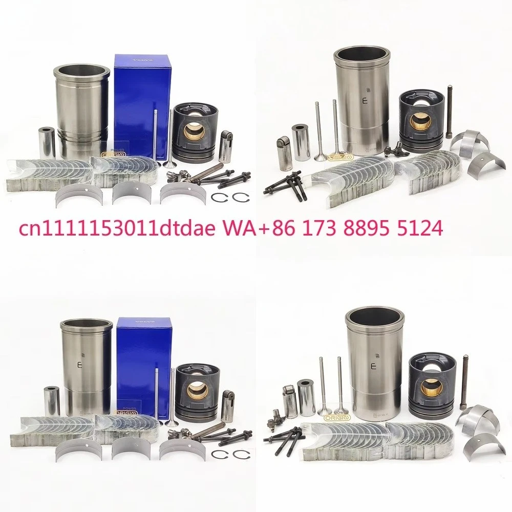 

D16 Cylinder Sleeve Kit for Engine Parts D13 D16 Piston Kit 1556532 89868110 Heavy Engine Repair Kit