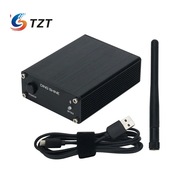 TZT DING SHINE CSR8675 Bluetooth 5.0 Receiver with Optical and Coaxial Digital Output for APTX-HD 24Bit