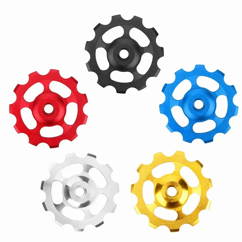 Mountain Bike Multi-color Integrated Rear Derailleur Guide Wheel Aluminum Alloy CNC Transmission 11 Tooth Bicycle Accessories