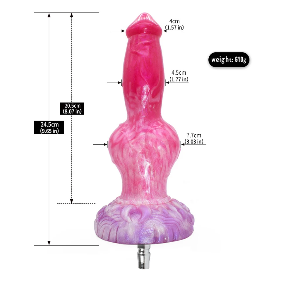 ROUGH BEAST Animal Dildo Attachment for Sex Machine Vac-U-Lock Masturbation Machine Silcone Anal Plug Accessories Sex Toys Man