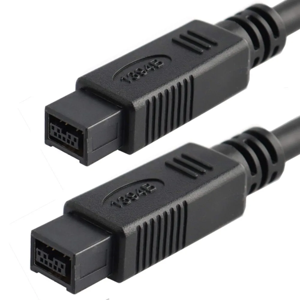 1.8m FireWire 800 9pin Line IEEE-1394 B to B 9pin To 9 Pin Connection Cable 3M 4.5M 6FT 10FT 15FT
