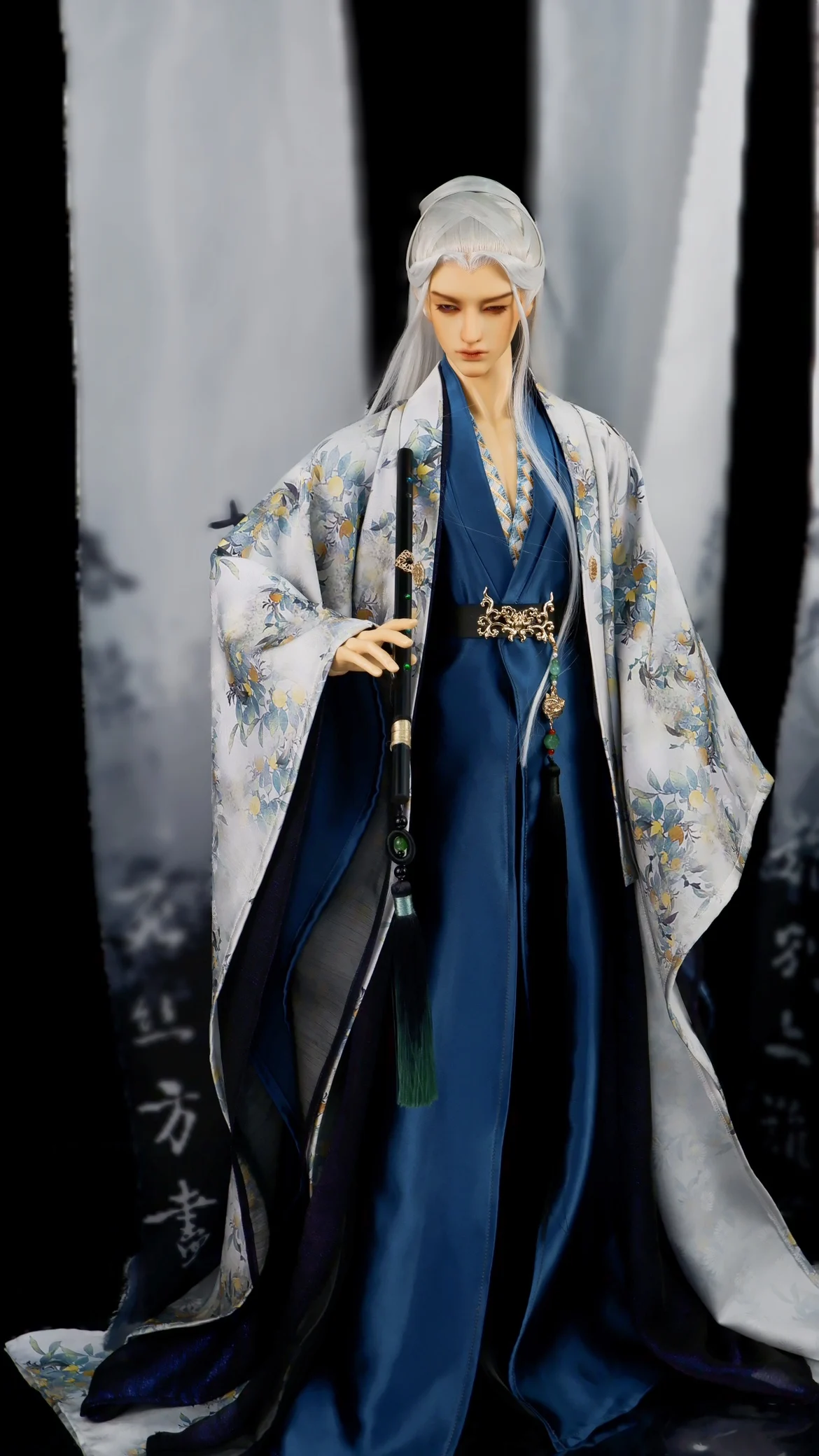 1/3 BJD Hanfu Ancient Costume Robe Warrior Outfit For SD17 POPO68 Longhun73 ID75 Strong Uncle Doll Clothes Accessories A1625