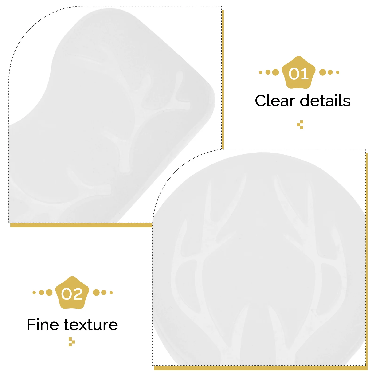 

4pcs Antler Shaped Silicone Mold For Diy Hairpin Jewelry Making Easy Demoulding Reusable Craft Supplies Epoxy Molds