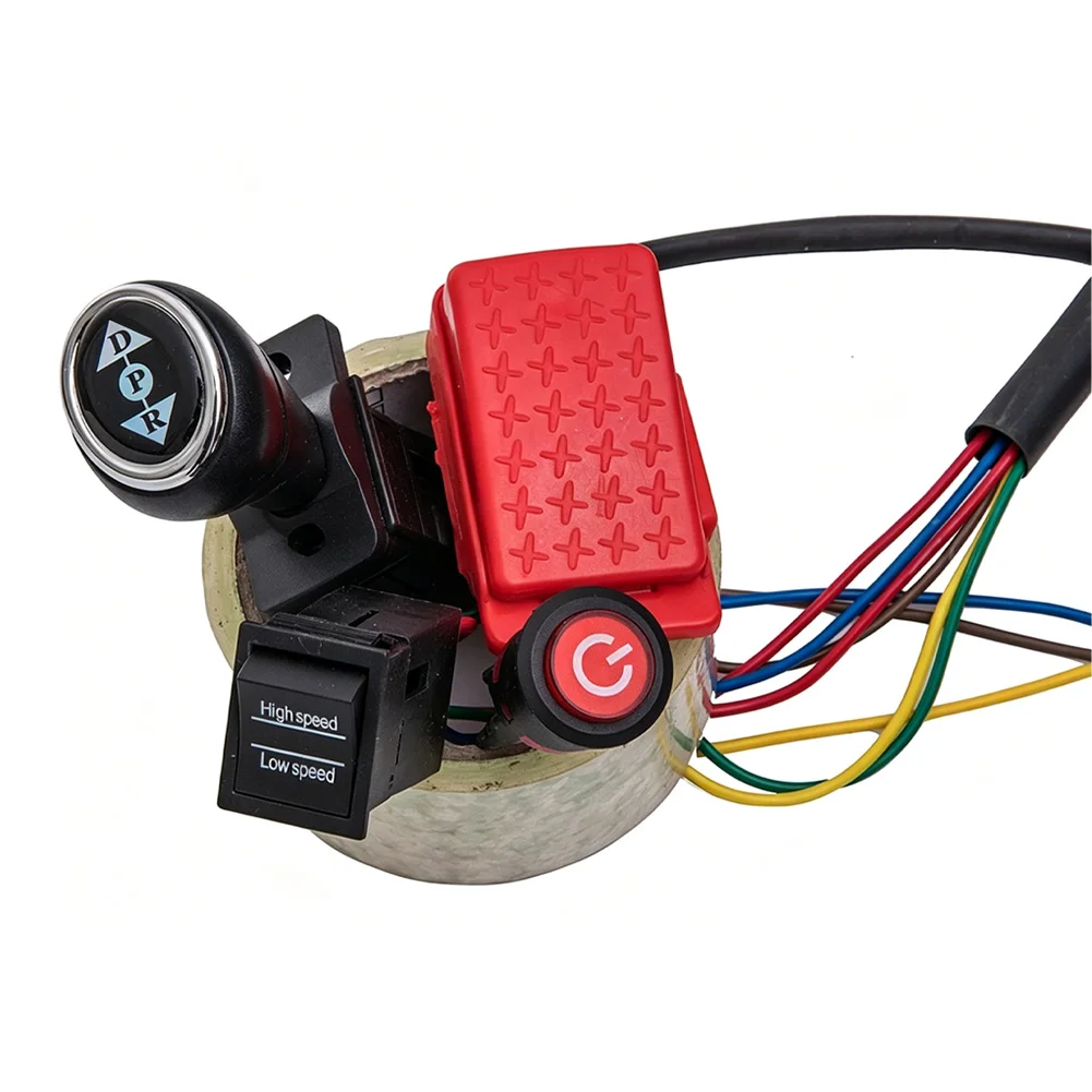 DIY Electric Conversion Kit 6V 12V Wire Harness For Ride On Car With Start Switch Forward Reverse Gear-Speed Control