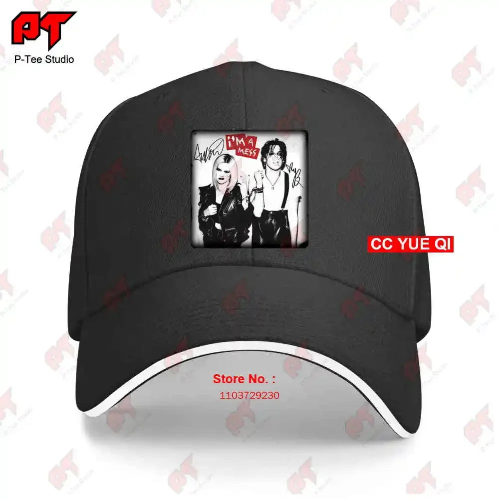 Avril Lavigne Yungblud I‘M A Mess Baseball Caps Truck Cap Q6N3