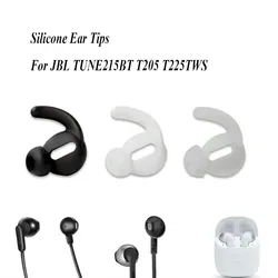 4pcs Earbuds Tips Hook for JBL TUNE215BTT205 T225 TWS Earphone Earhook Anti Drop Silicone Eartips Earcaps Replaced Kits