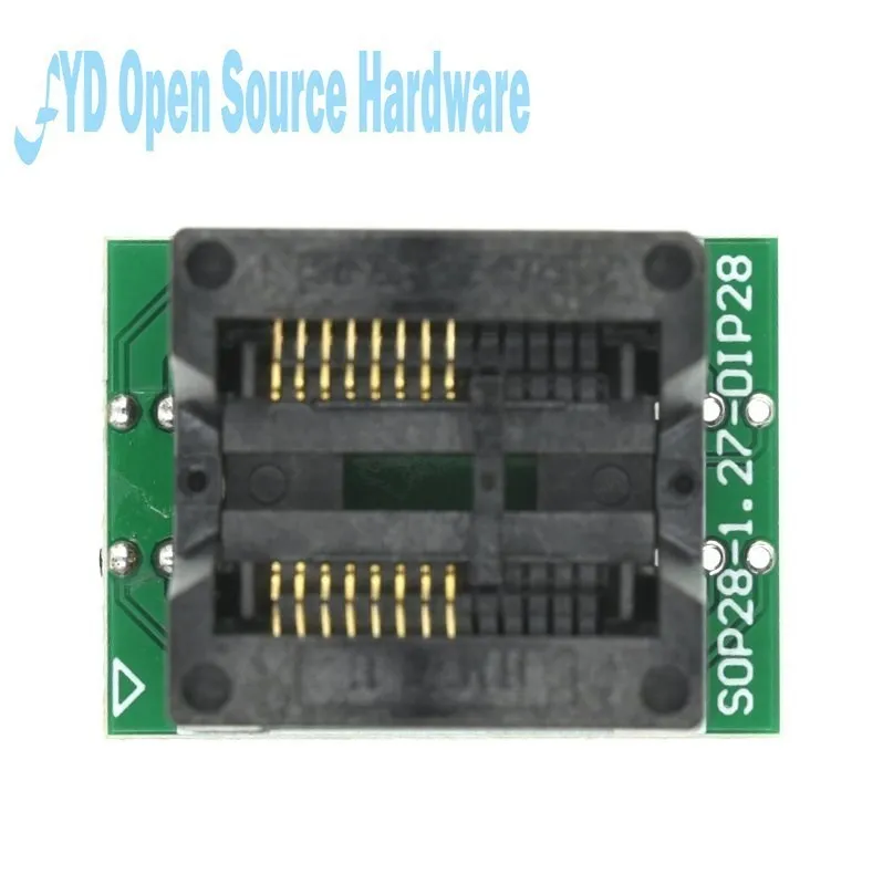 300MIL SOP16กว้าง Burning ซ็อกเก็ต OTS-16(28)-1.27-04/SOP16 To DIP16ซ็อกเก็ตทดสอบ