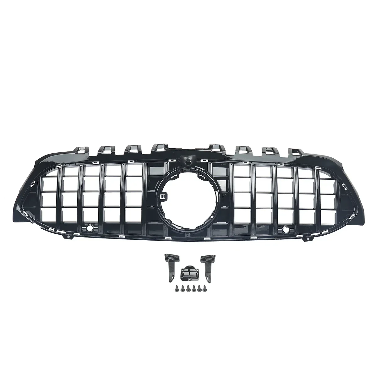 2018+ Front Grille Suitable for W177 A180 A200 A260 A45 GT GTR Grille Auto Front Bumper Panamericana Without Emblem