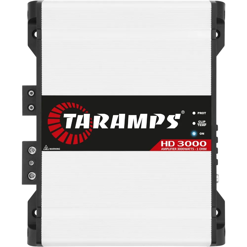 HD 3000 1 Ohm 1 Channel 3000 Watts RMS MAX, Full Range Car Audio, Monoblock, LED Monitor Indicator image 2