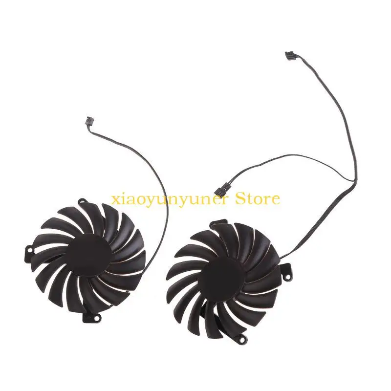 

P9JB Graphics Card Cooling Fan Video Card Cooler Fan Replacement for INNO3D GeForce RTX3070 LHR 8GB TWINX2 BlackGold Extreme