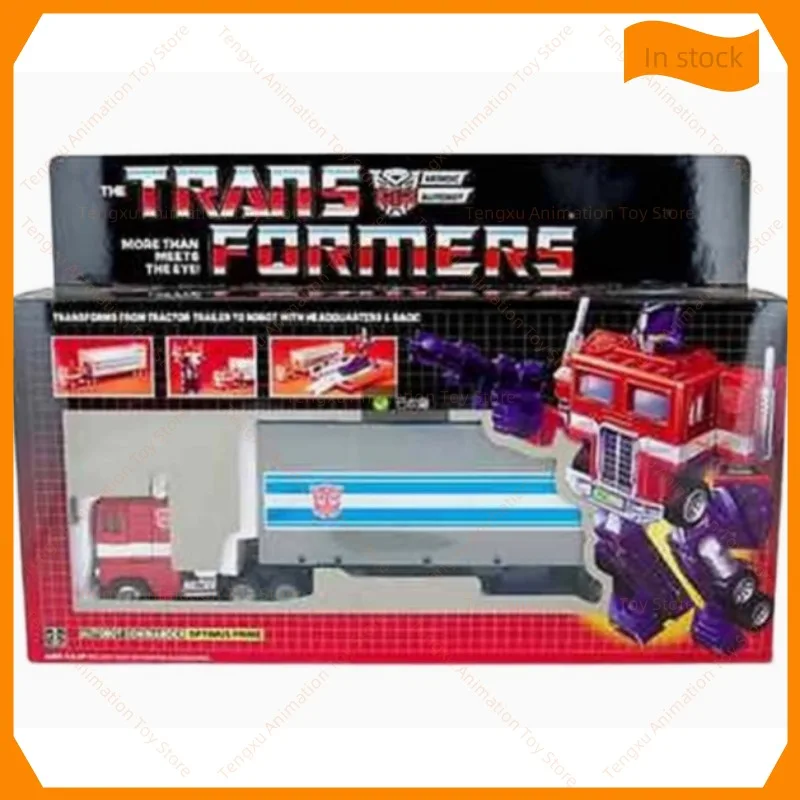 【24-hour Shipping】Transformation Toys KO Version G1 Replica Optimus Prime Red Optimus New Box Movable Figure Toy Collection Gift