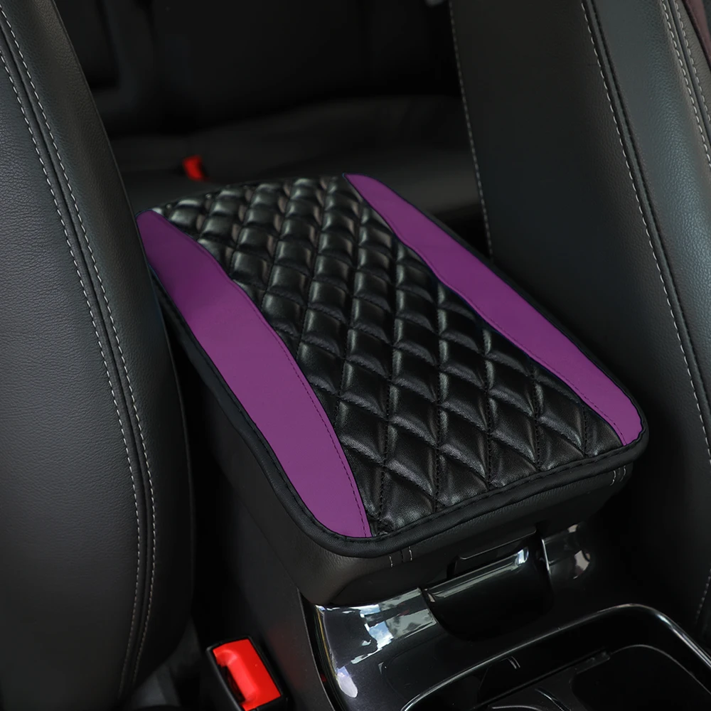 PU-Leder Mehrfarbiges Dreidimensional Besticktes Auto-Armlehnenkissen, Mittelkonsolenkissen, Auto-Dekorationsartikel – Detail 7